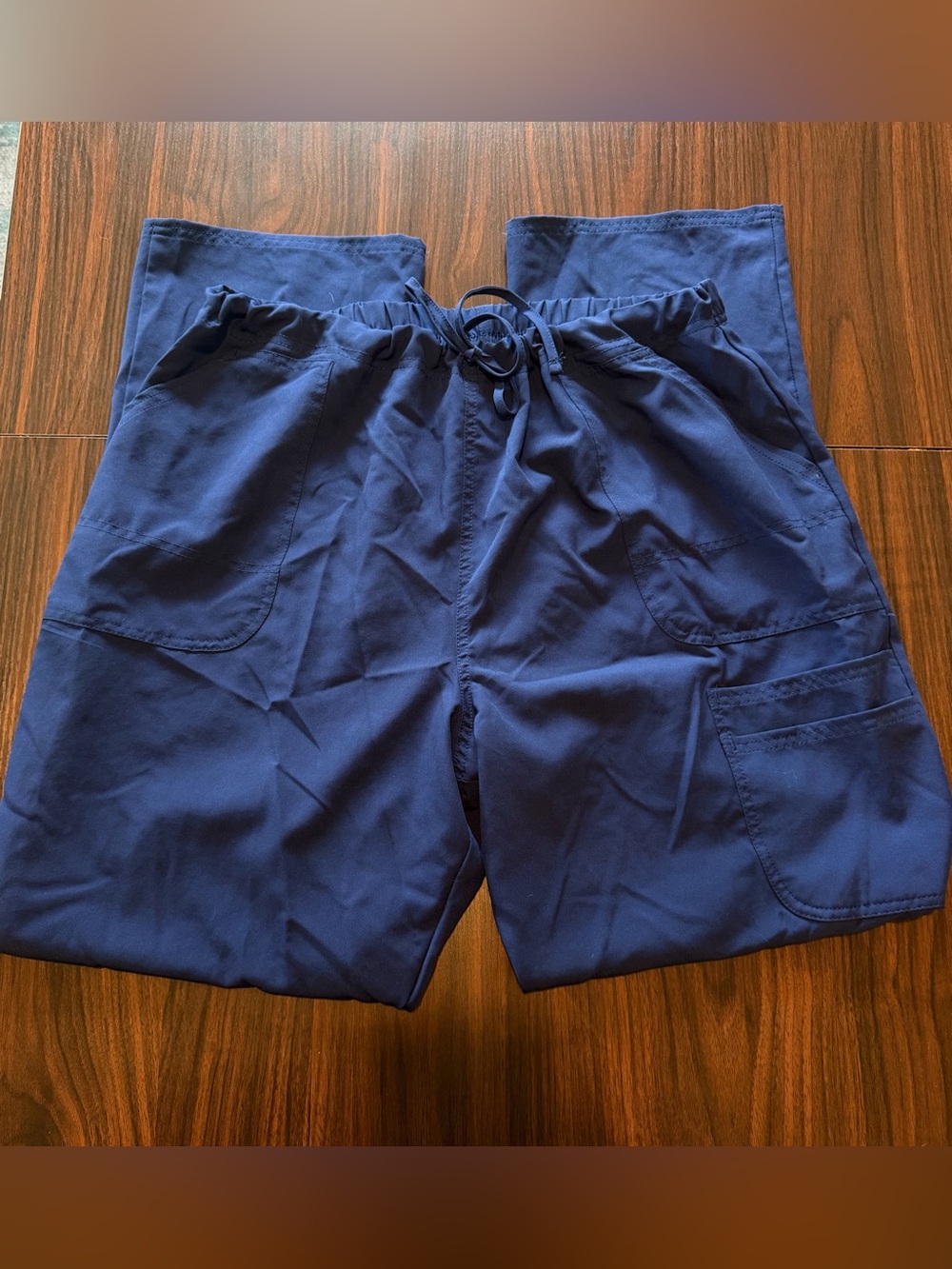 Scrubstar Women’s Navy Straight leg Scrub Pants Size XL